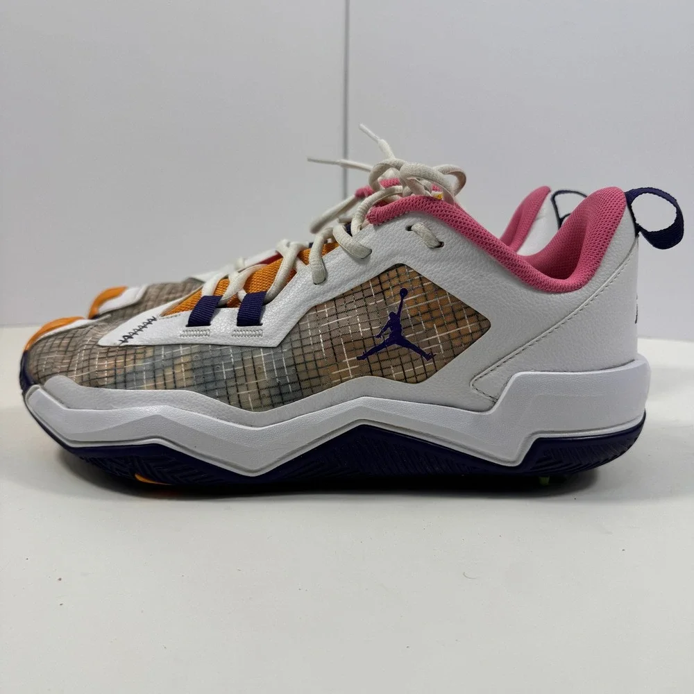 Jordan ADG‎ Golf Shoes Men Spiked White Multicolor Size 11